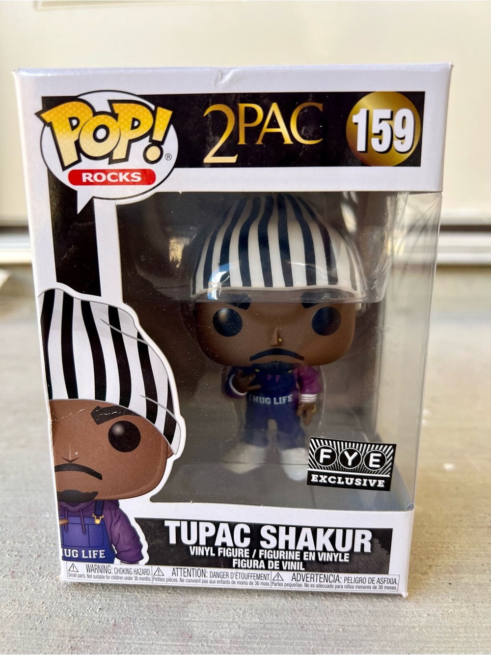 Funko Pop Rocks: 2Pac Tupac Shakur #159 FYE Exclusive